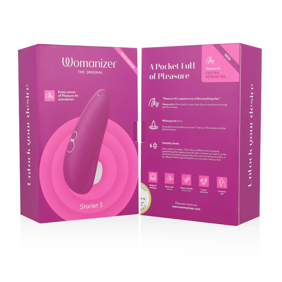 WOMANIZER - STARLET 3 STIMOLATORE CLITORALE VIOLA